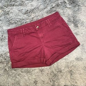 Maroon shorts